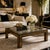 Mid-Century Modern Acid-Etched Brass & Glass Coffee Table, C. 1960s–1970s For Sale - Image 3 of 16