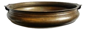 Large Bronze Antique Urli Bowl