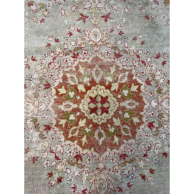 Indian 1900s Antique Indian Amritsar Rug - 10'6'' X 7'9'' For Sale - Image 3 of 9