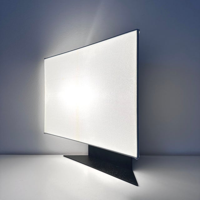 Black Accademia Table Lamp by Cini Boeri for Artemide, 1978 For Sale - Image 8 of 9