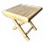 Bamboo Rattan Folding Plant Stand Table Riser For Sale