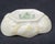 Vintage Belleek White Shell Open Salt Dip - Yellow Inside - 3-1/8" Long - 4th Green Mark -1946 - 1955 For Sale - Image 9 of 11