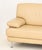 Modern Nicoletti Beige Leather Upholstered Two-Seat Sofa For Sale - Image 3 of 10