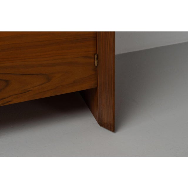 Walnut Console Cabinet, France, 1960s For Sale - Image 4 of 14