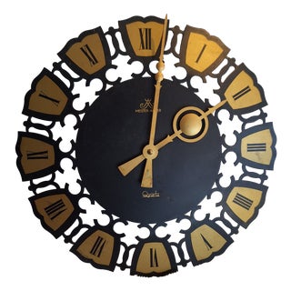 Vintage Rustic Wall Clock by Meister-Anker, 1970s For Sale
