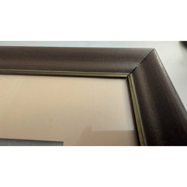 Vintage 1965 Framed Matted Portrait Signed by Jo Halght 18"x22" For Sale - Image 14 of 16