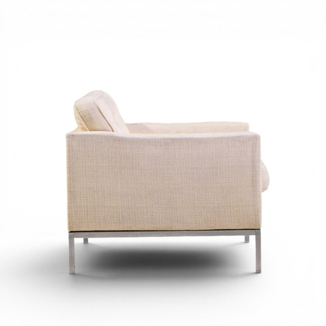 Florence Knoll Mid Century Relaxed Cube Club Lounge Chairs - Pair For Sale - Image 11 of 13