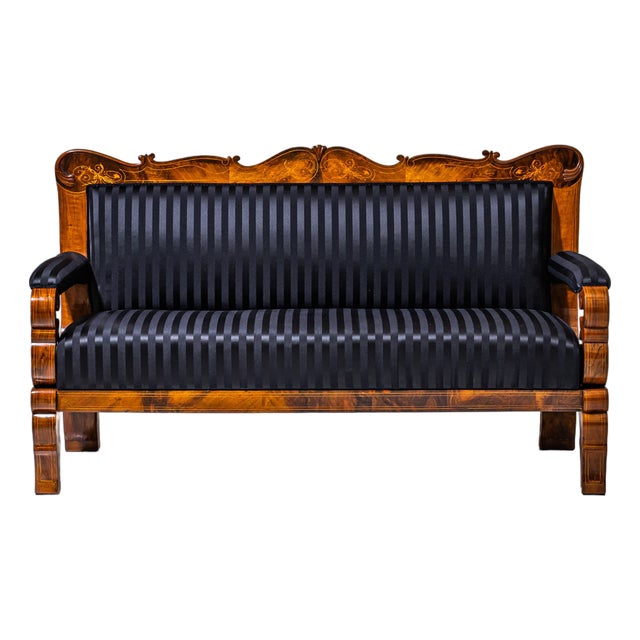 Biedermeier Settee, Germany, 1830 For Sale