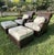 Mark Hampton for Hickory Chair Woven Lounge Chairs & Ottomans in Colefax & Fowler—Set of 2 For Sale - Image 18 of 18