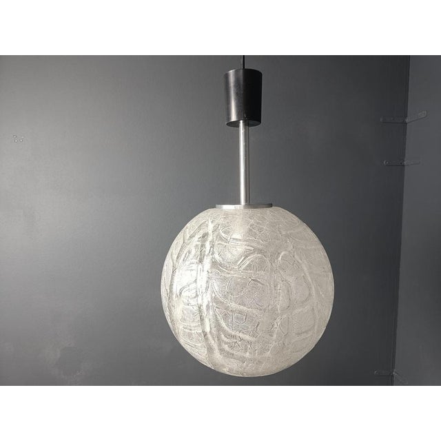 Vintage Pendant Light attributed to Doria Leuchten, 1960s For Sale - Image 9 of 10