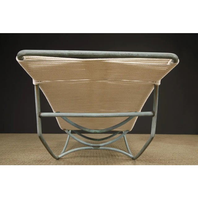 Walter Lamb for Brown Jordan Bronze 'Waikiki' Rocking Chaise Lounge, Circa 1960s For Sale - Image 14 of 18