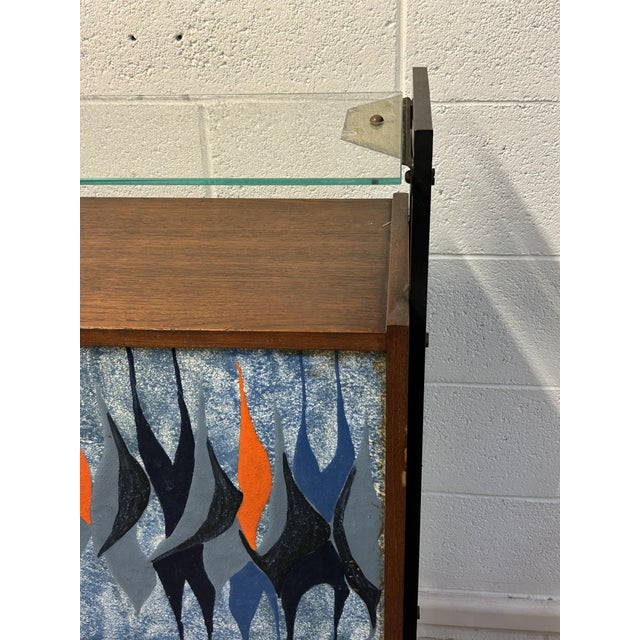 Bar Cabinet with Enamelled Panel, 1960s For Sale - Image 6 of 13