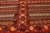 1980s Vintage Kilim Striped Beige-Brown Orange Embroidery Angora Wool Flat Weave For Sale - Image 5 of 8