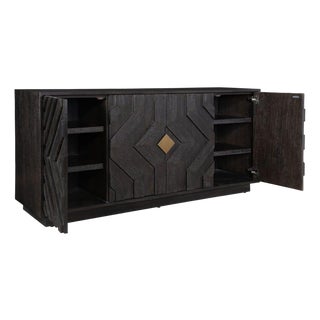 Chevron 4 Door Cabinet-New For Sale