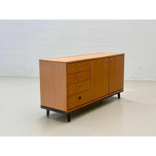 Brown Vintage Scandinavian Style Sideboard, 1960s For Sale - Image 8 of 15