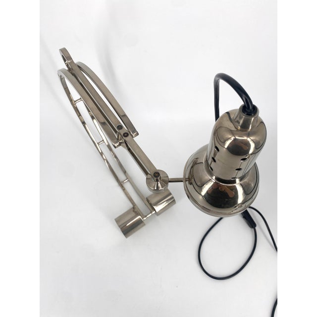 Art Deco Nickel-Plated AD11 Table Lamp attributed to Charles Martin for Woka Vienna, 1928 For Sale - Image 4 of 15