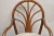 Late 20th Century Vintage Bentwood Rattan Hollywood Regency Fan Back Dining Chairs - Set of 4 For Sale - Image 4 of 12