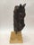 Indian Hand Carved Wood & Stone Horse Sculpture For Sale - Image 3 of 8