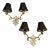 Jules Leleu French Neoclassical Brass Sconces, Wall Lights - Pair For Sale