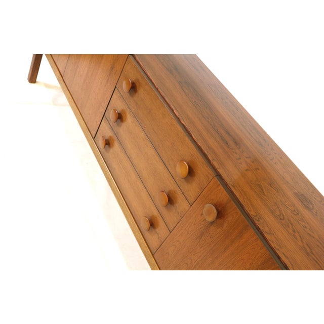 Wood Vintage Rosewood Sideboard from Palette Möbelwerk, 1960s For Sale - Image 7 of 15