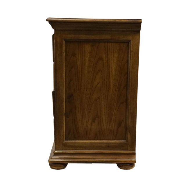 Late 20th Century Drexel Heritage Chartwell Collection Rustic European 69" Triple Door Dresser For Sale - Image 13 of 16