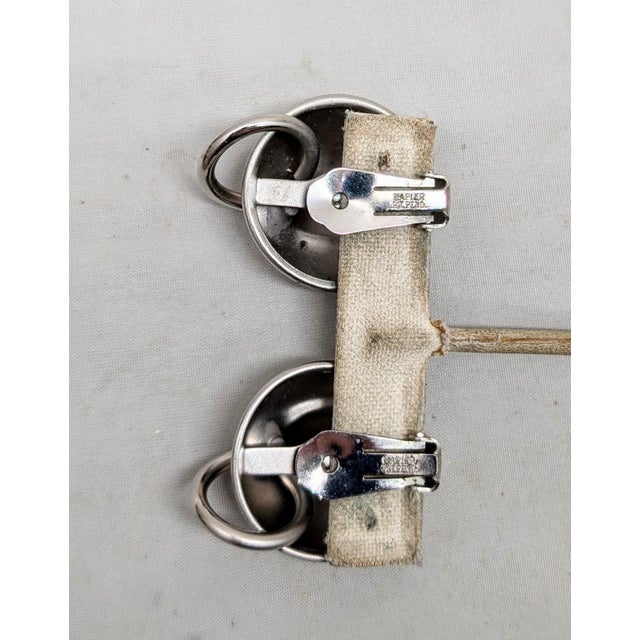 Vintage Signed Napier Rhodium Plated Apple Clip Earrings-2 Pieces For Sale In Philadelphia - Image 6 of 7