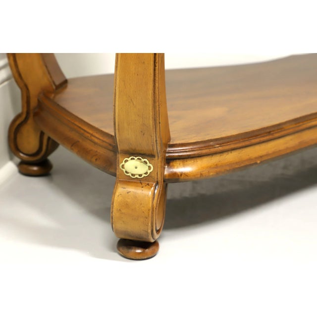 Gordon's Late 20th Century Oak Transitional Console Sofa Table For Sale - Image 9 of 13