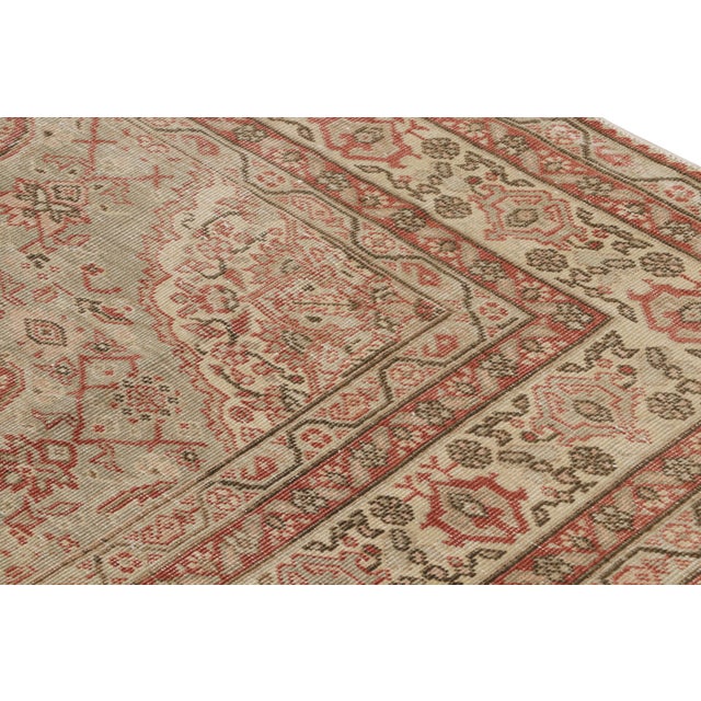 Traditional Vintage Turkish Rug in Green With Red Herati Floral Pattern, From Rug & Kilim For Sale - Image 3 of 7