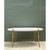 Vintage Brass and Wood Oval Coffee Table For Sale In West Palm - Image 6 of 12