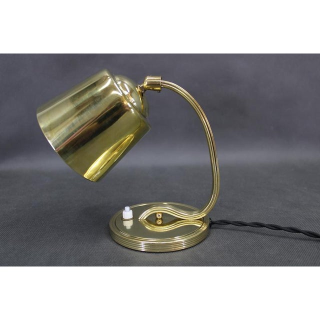 Adjustable Brass Table Lamps, Czechoslovakia, 1930s, Set of 2 For Sale - Image 10 of 13