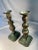 Antique 1800s English Brass Push Up Candlesticks- a Pair For Sale - Image 4 of 9