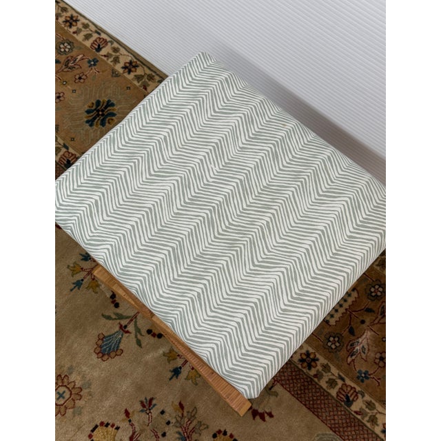 Serena & Lily Serena & Lily Balboa Rattan X-Base Stool For Sale - Image 4 of 12