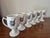 1960s Apothecary Kaysons Pedestal Mugs Set of Six For Sale - Image 4 of 6