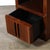 Brown Pair of Art Deco Nightstands in Book-Matched Walnut With Black Lacquer Accents For Sale - Image 8 of 11