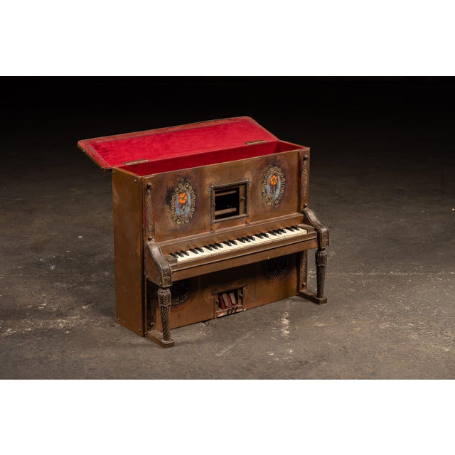 Vintage Figural Brass Piano Sound and Light Stage Prop For Sale In Chicago - Image 6 of 14