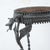 Metal Perch with Turtles and Wrought Iron Grotesques For Sale - Image 5 of 9