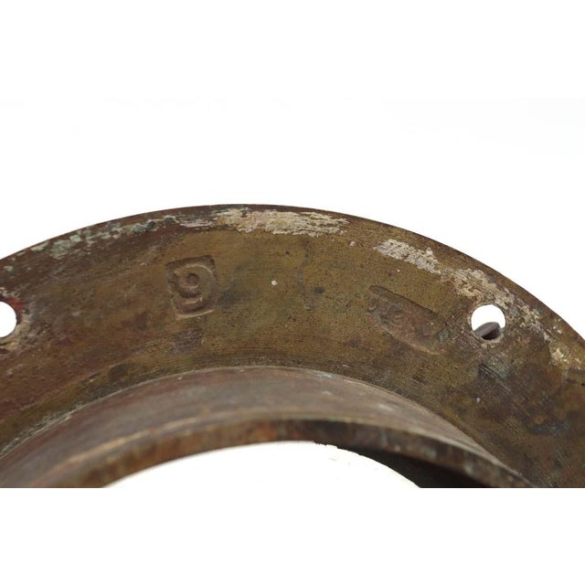 Metal Antique Nautical Brass Round Boat Porthole Window For Sale - Image 7 of 7