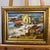 20th Century Italian school impressionist seascape view signed framed