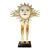 Sergio Bustamante Monumental Carved Sun Sculpture, Mexico, Circa 1980s For Sale