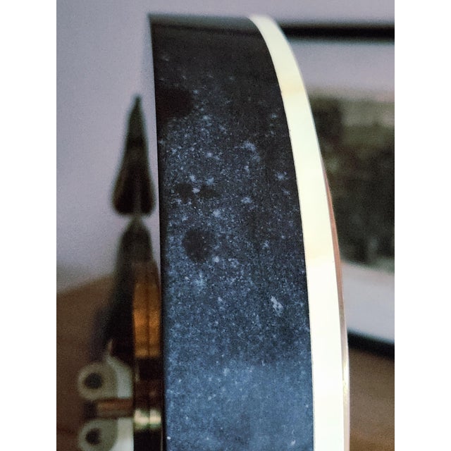 Art Deco Marble and Bronze S Marti Clock with Geo Maxim Sculpture, 1920s For Sale - Image 14 of 18