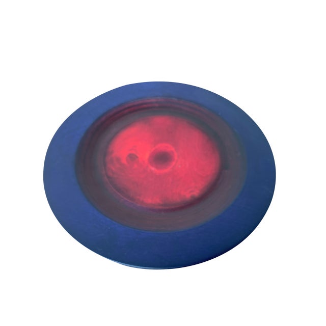 Vintage Finish Birch Deco Plate from Tailio Design, Finland, 1970s For Sale