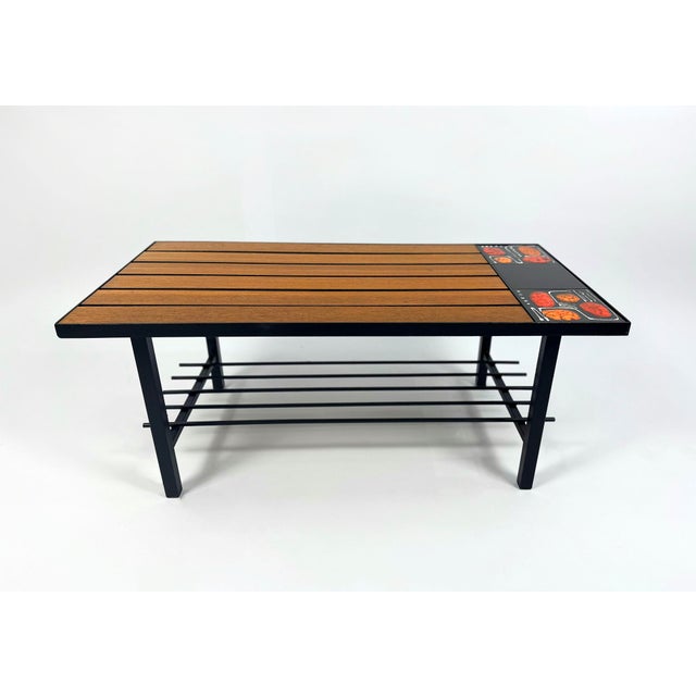 Metal Mid-Century Modern French Coffee Table, 1960s For Sale - Image 7 of 7
