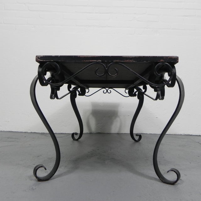 Vintage Coffee Table with Tiles and Steel Frame, 1960s For Sale - Image 13 of 18