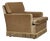 Vintage Danish Lounge Chair in Honey Yellow Furniture Velour, 1970s For Sale