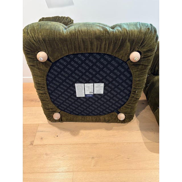 Camaleonda B&b Italia Chenile Olive Green 2023 For Sale - Image 17 of 17