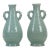 A Pair of 20th Century Celadon Vases With Handles For Sale