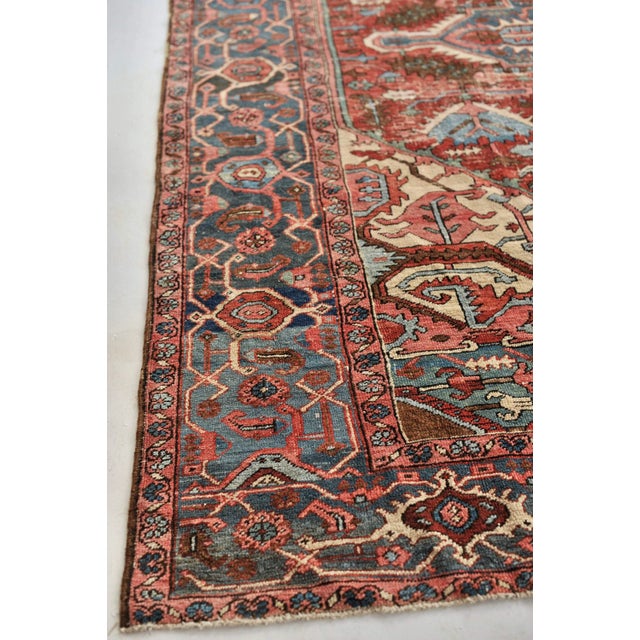 1910s Northwest Geometric Rug, 11 x 12 For Sale - Image 9 of 11