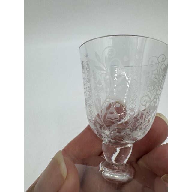 Crystal Argentina Glasses from Baccarat, 1940, Set of 10 For Sale - Image 14 of 18