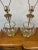 Hollywood Regency Chinoiserie Urn Lamps Clear Glass For Sale - Image 4 of 8