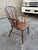 Pair of 19th Century Low Back Solid Wood Windsor Armchairs For Sale - Image 9 of 16